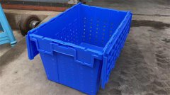 斜插塑料箱带眼