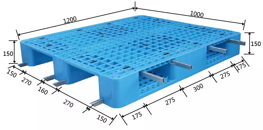 塑料托盘租赁之川字网格型塑料托盘